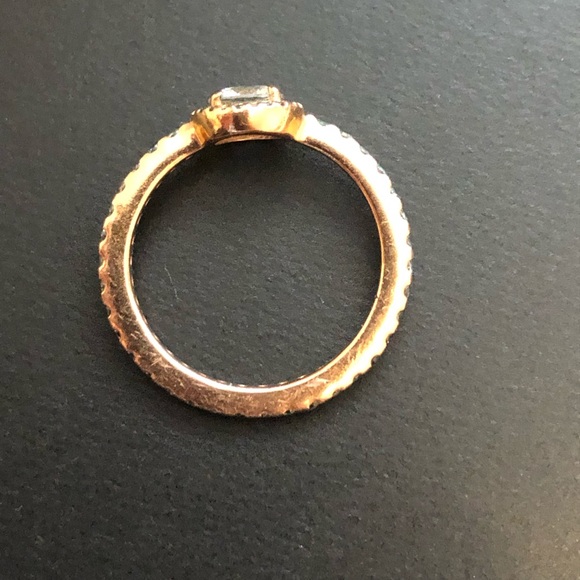 Pandora Rose Gold Classic Sparkle Halo Ring - Picture 10 of 10